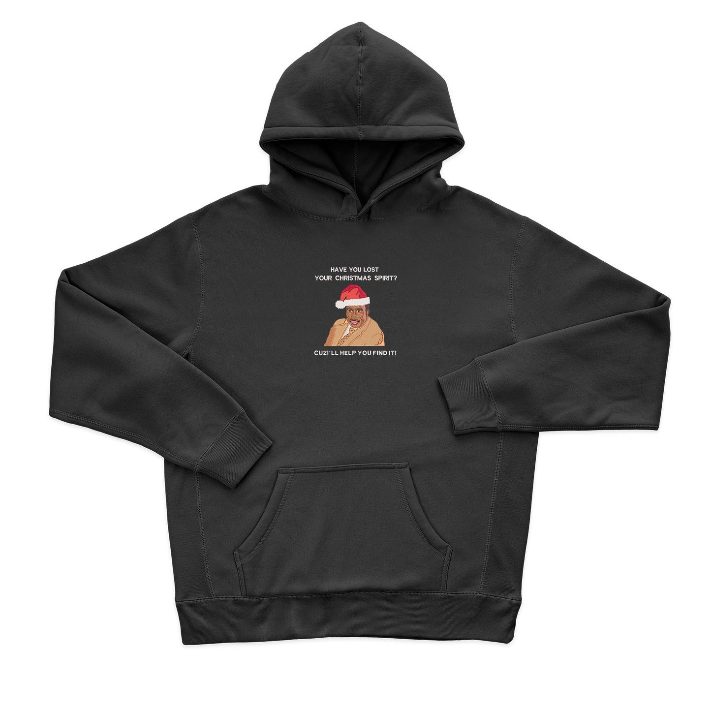 Жіночий худі з вишивкою 20х20 см - Крістмас настрій