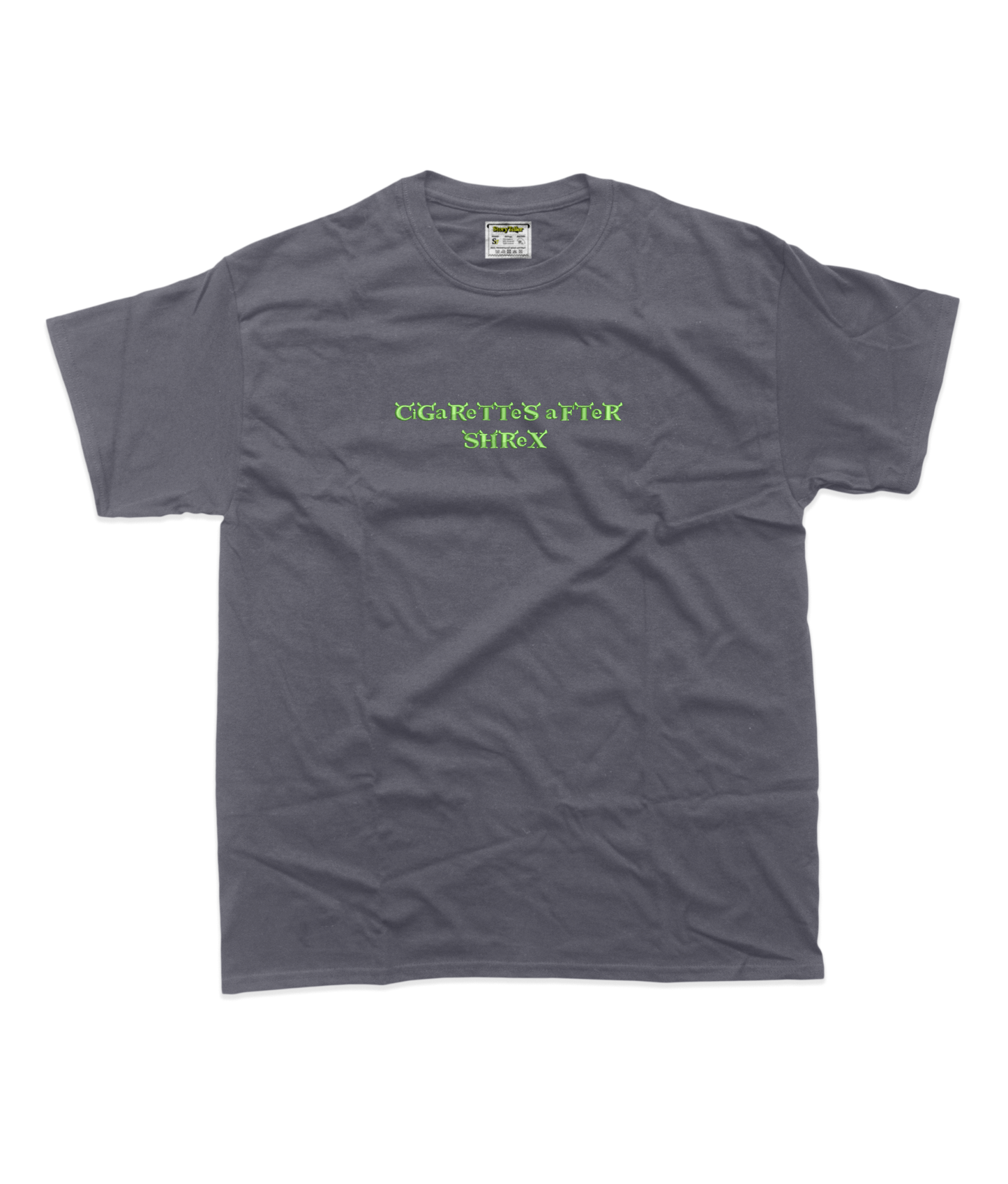 Чоловічий світшот з вишивкою 20х20 см - Сігаретс афтер Шрекс