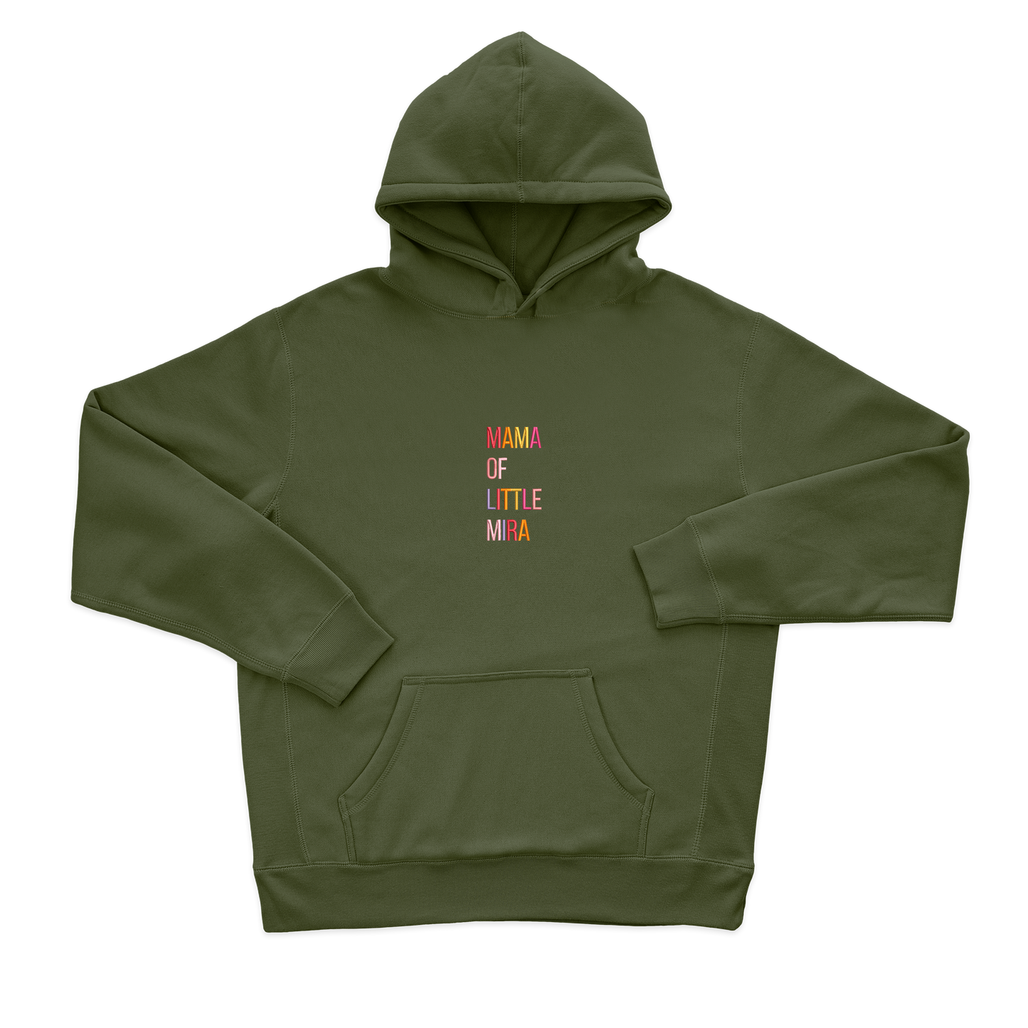 Дитячий худі з вишивкою 20х20 см - Mama of little Mira