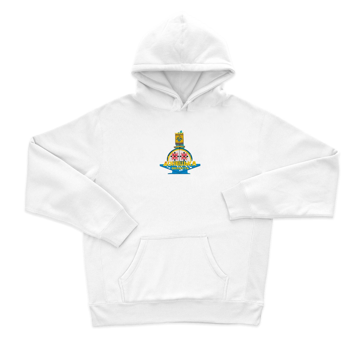 Дитячий худі з вишивкою 20х20 см - стела Донбасу