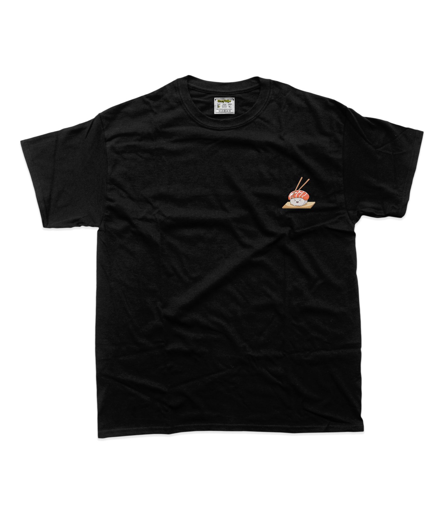 Чоловіча футболка з вишивкою 10х10 см - Суші