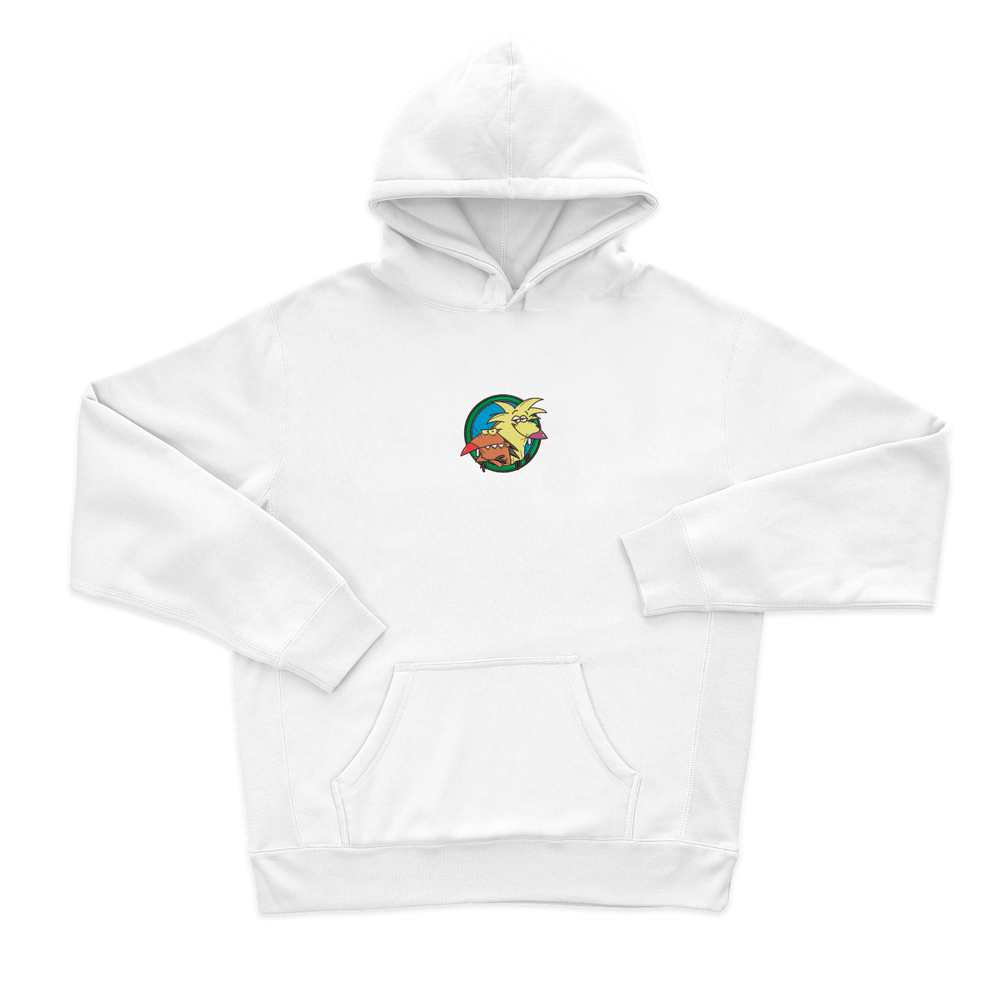 Дитячий худі з вишивкою 10х10 см - Злюки бобри