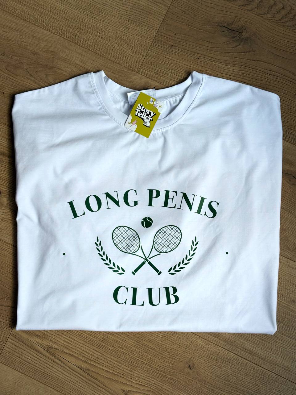 Чоловіча футболка з друком - Long penis club