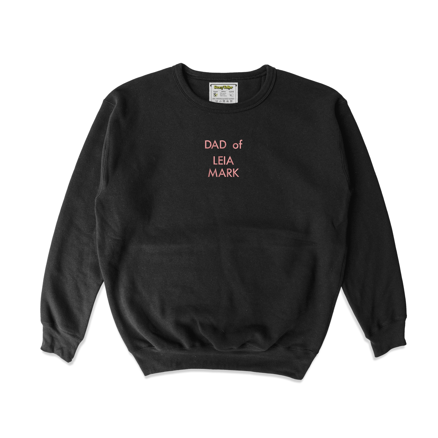 Чоловічий світшот з вишивкою - Тато "Леї"