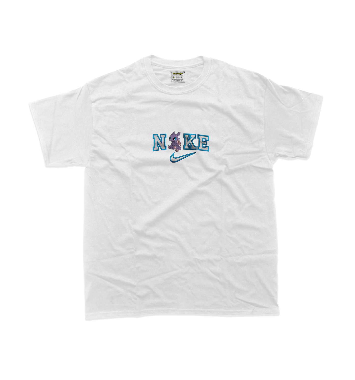 Жіночий світшот з вишивкою 20х20 см - Найк з білим драконом