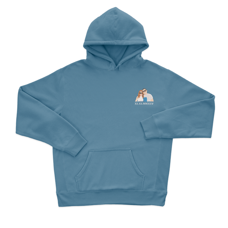 Ваша пара з датою, кольоровий стиль Ваша пара з датою, кольоровий стиль