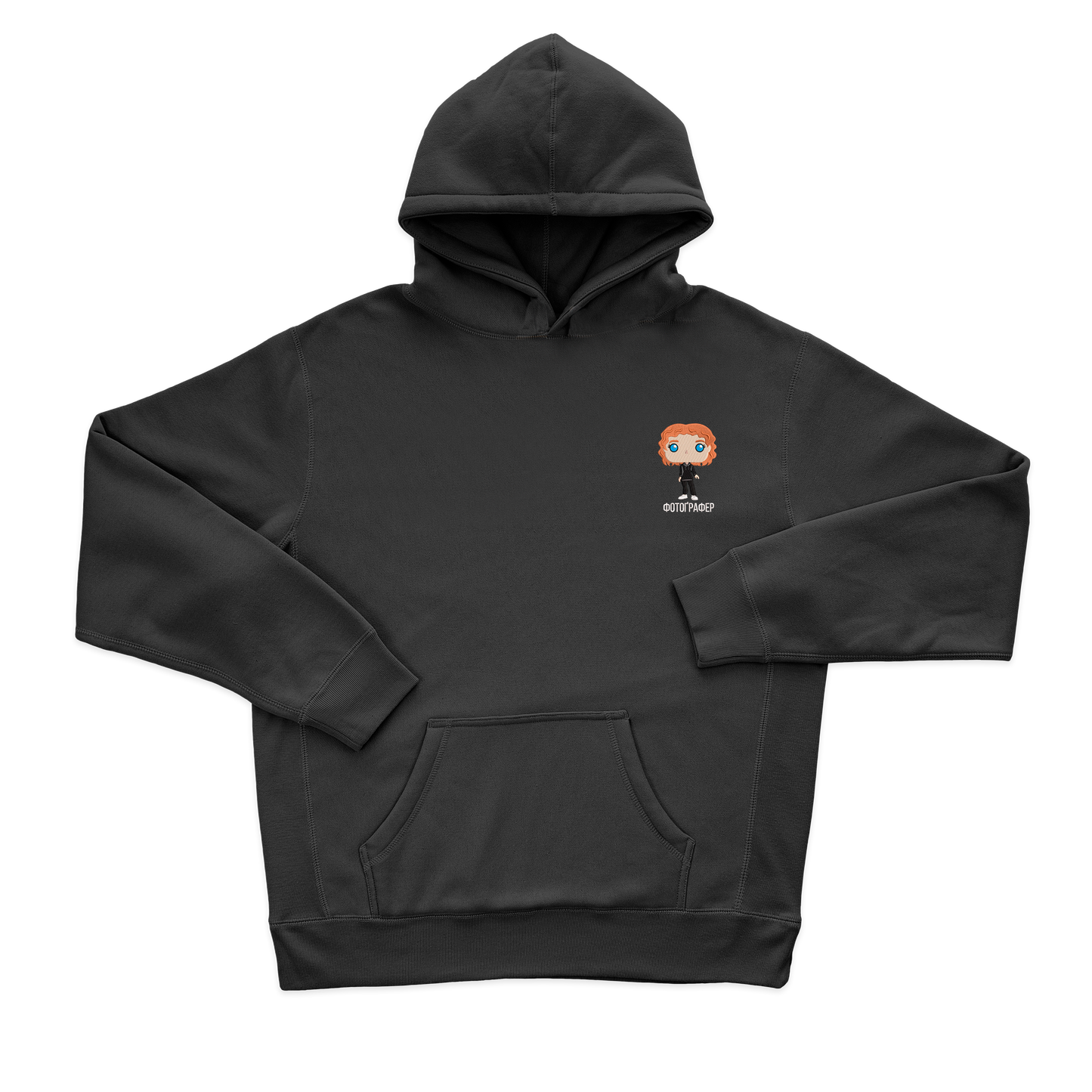 Жіночий худі з вишивкою 10х10 см - Фанко-поп