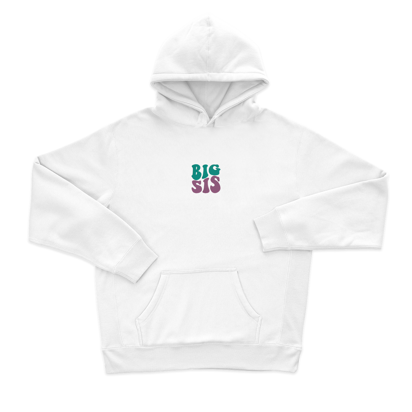 Дитячий худі з вишивкою 20х20 см - Big Sis