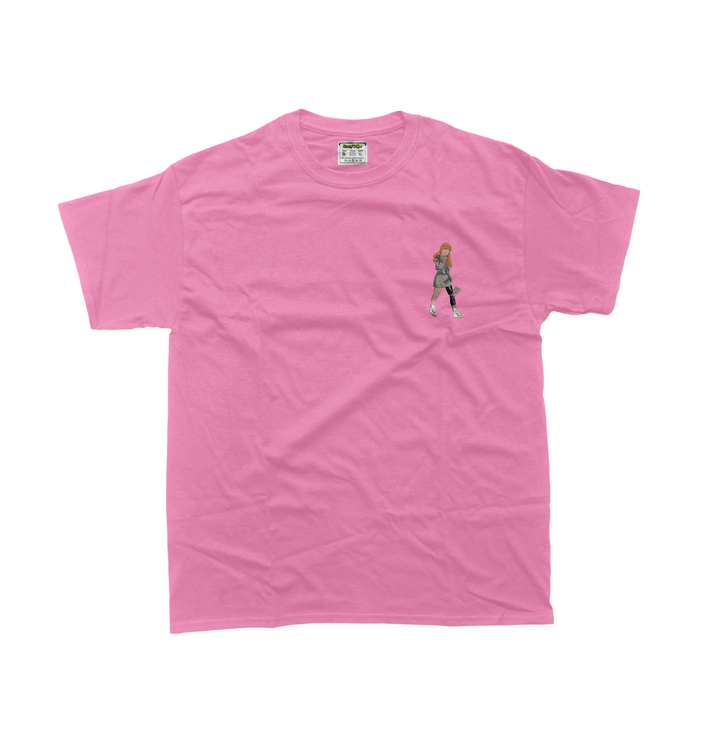 Жіноча футболка з фотовишивкою однієї людини