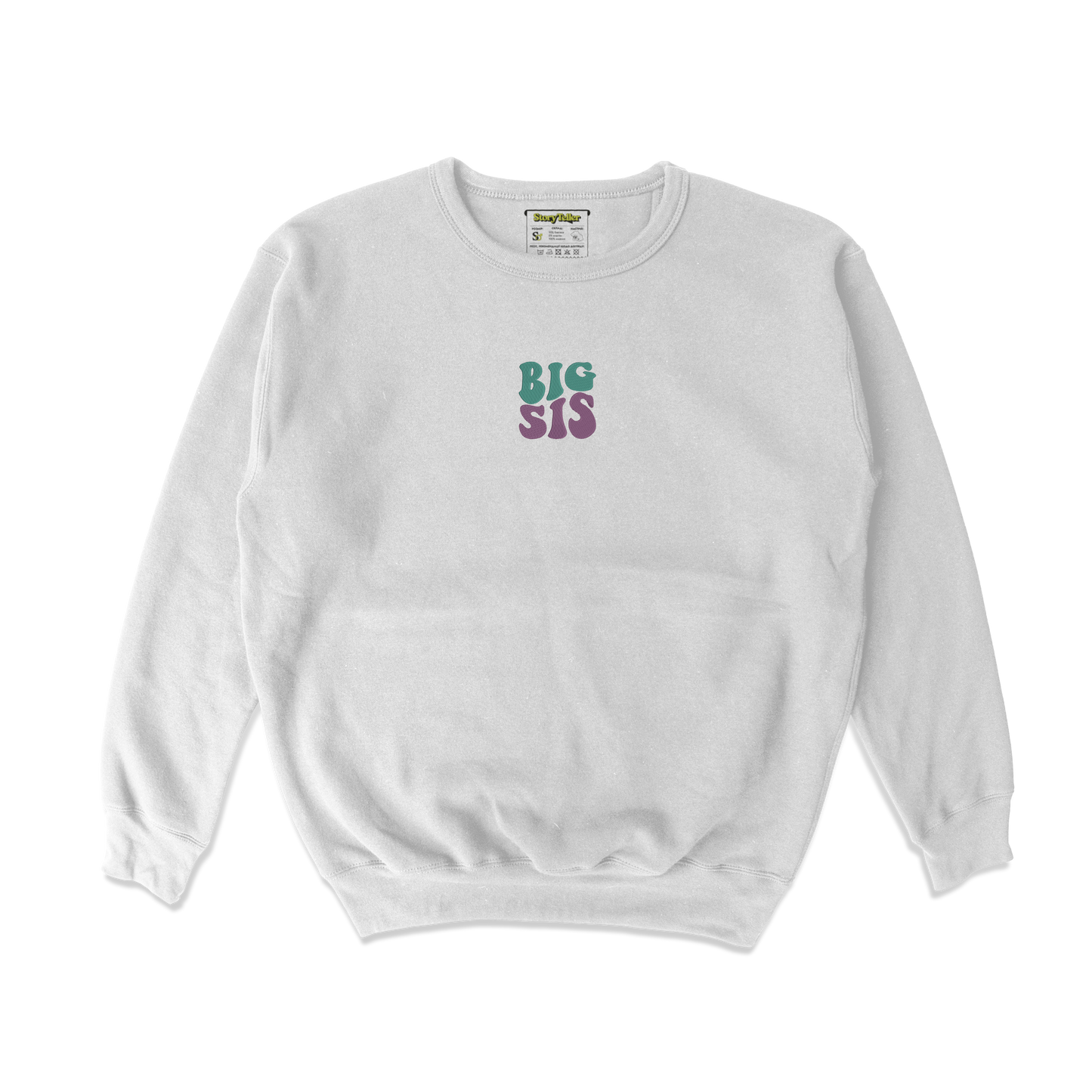 Дитячий світшот з вишивкою 20х20 см - Big Sis