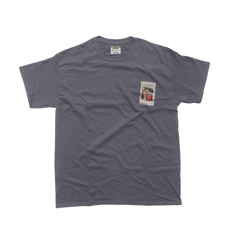 Жіноча футболка з фотовишивкою, парні, кольоровий стиль