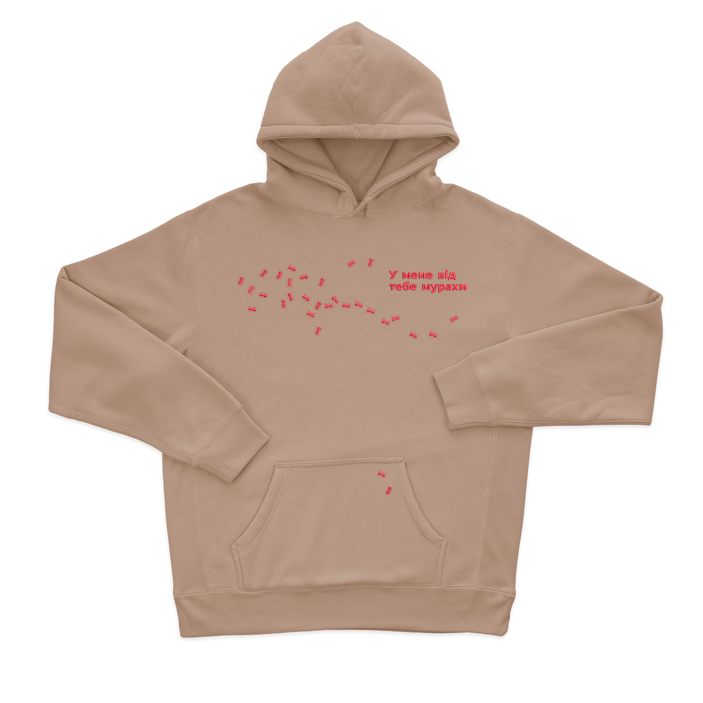Жіночий худі з друком А3 - Мурахи by Oleh_Antonov