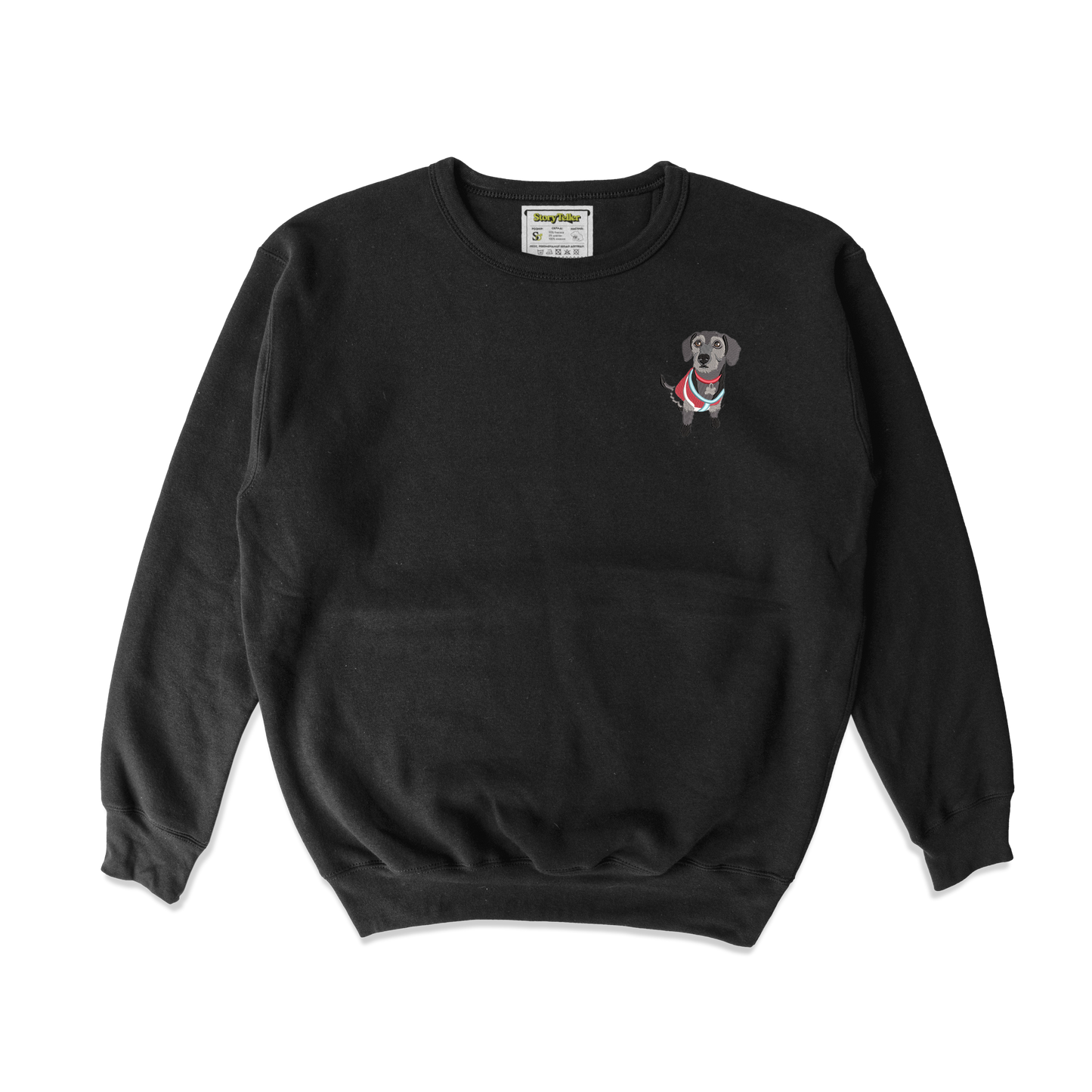 Чоловічий світшот з фотовишивкою собачок