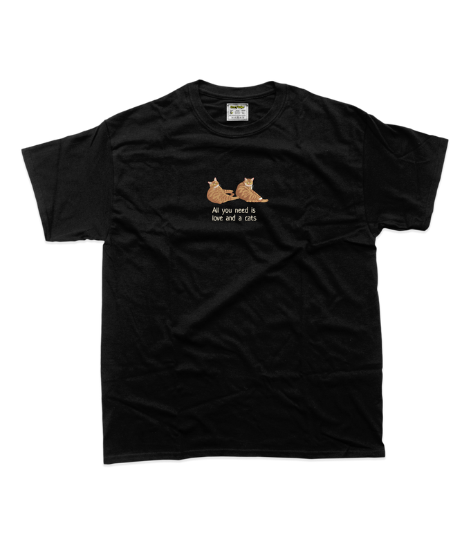 Дитяча футболка з фотовишивкою 20х20 - Котики