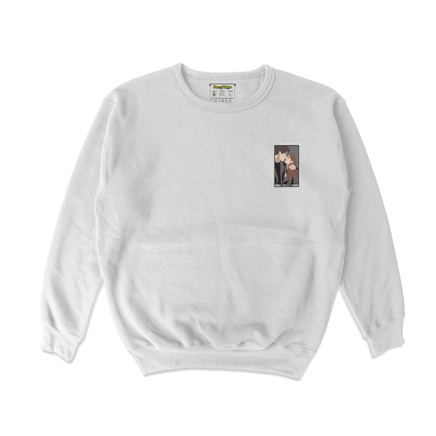 Чоловічий світшот з фотовишивкою, парні в стилі мультик