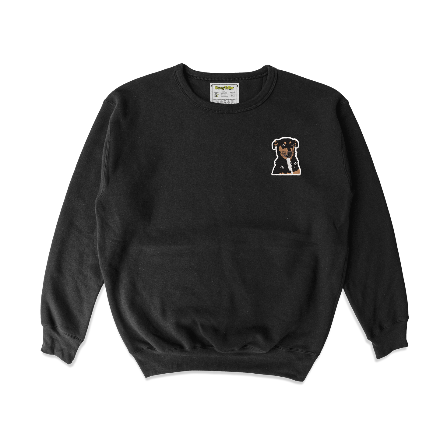 Чоловічий світшот з фотовишивкою собачок