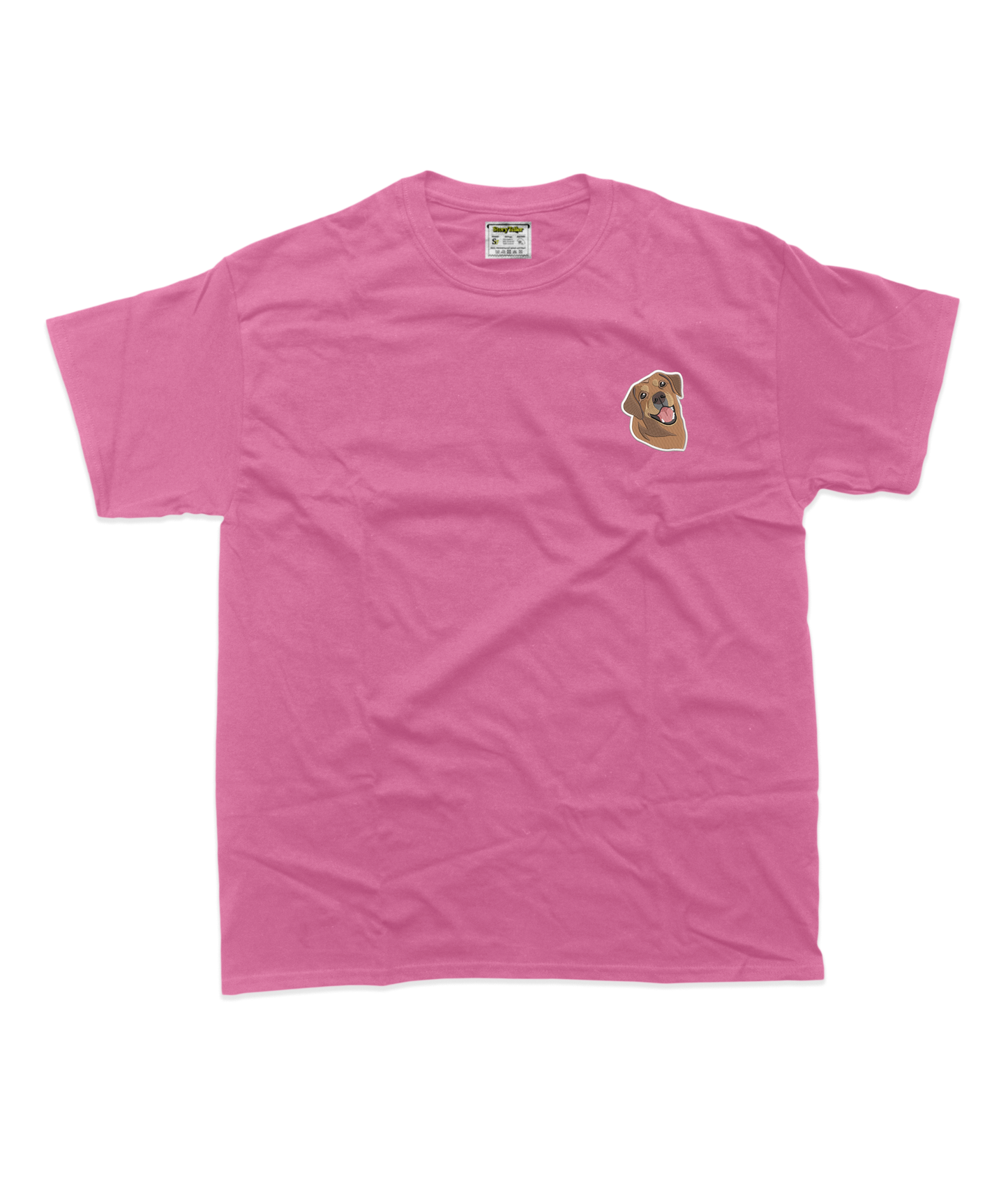 Чоловіча футболка з фотовишивкою собачок