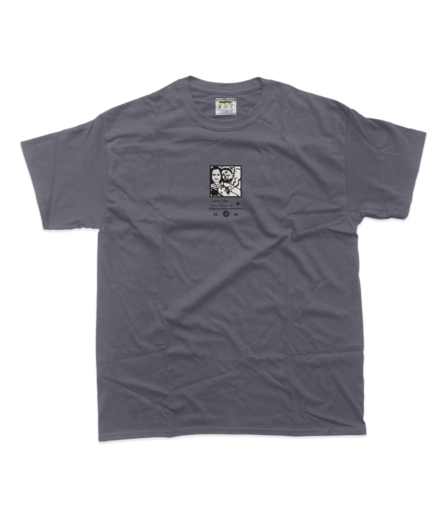 Жіноча футболка з вишивкою 15х15 см - Плеєр з вашим фото