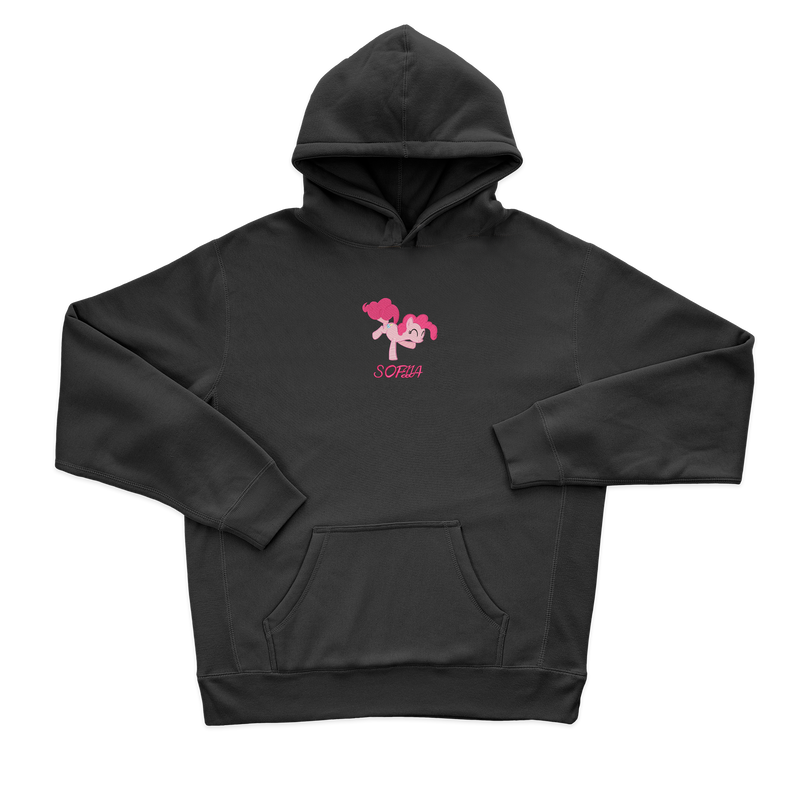 Дитячий худі з вишивкою 20х20 см - Пінкі Пай + Ім