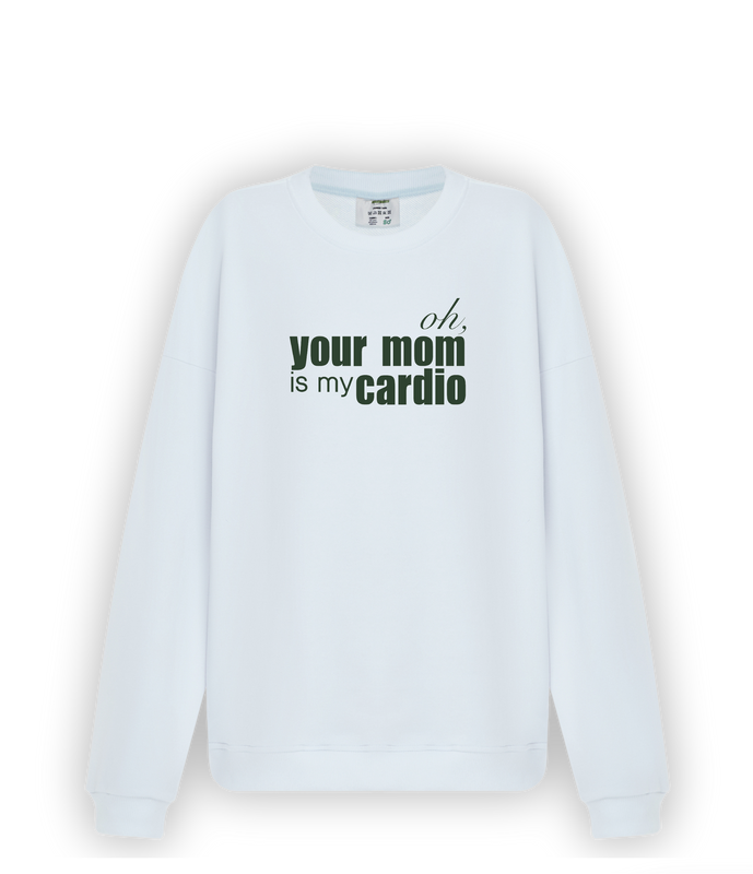 Чоловічий світшот з вишивкою - Cardio MOM