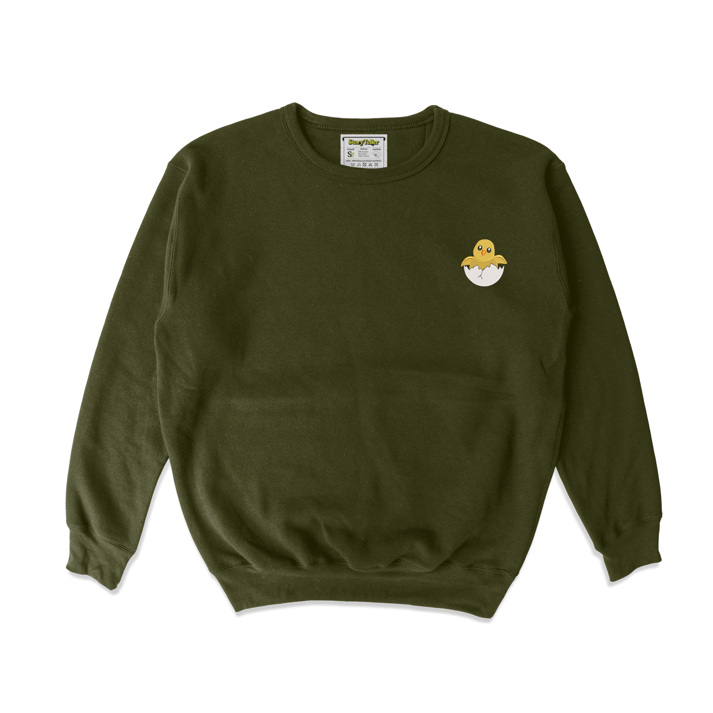 Чоловічий світшот з вишивкою 10х10 см - Емодзі