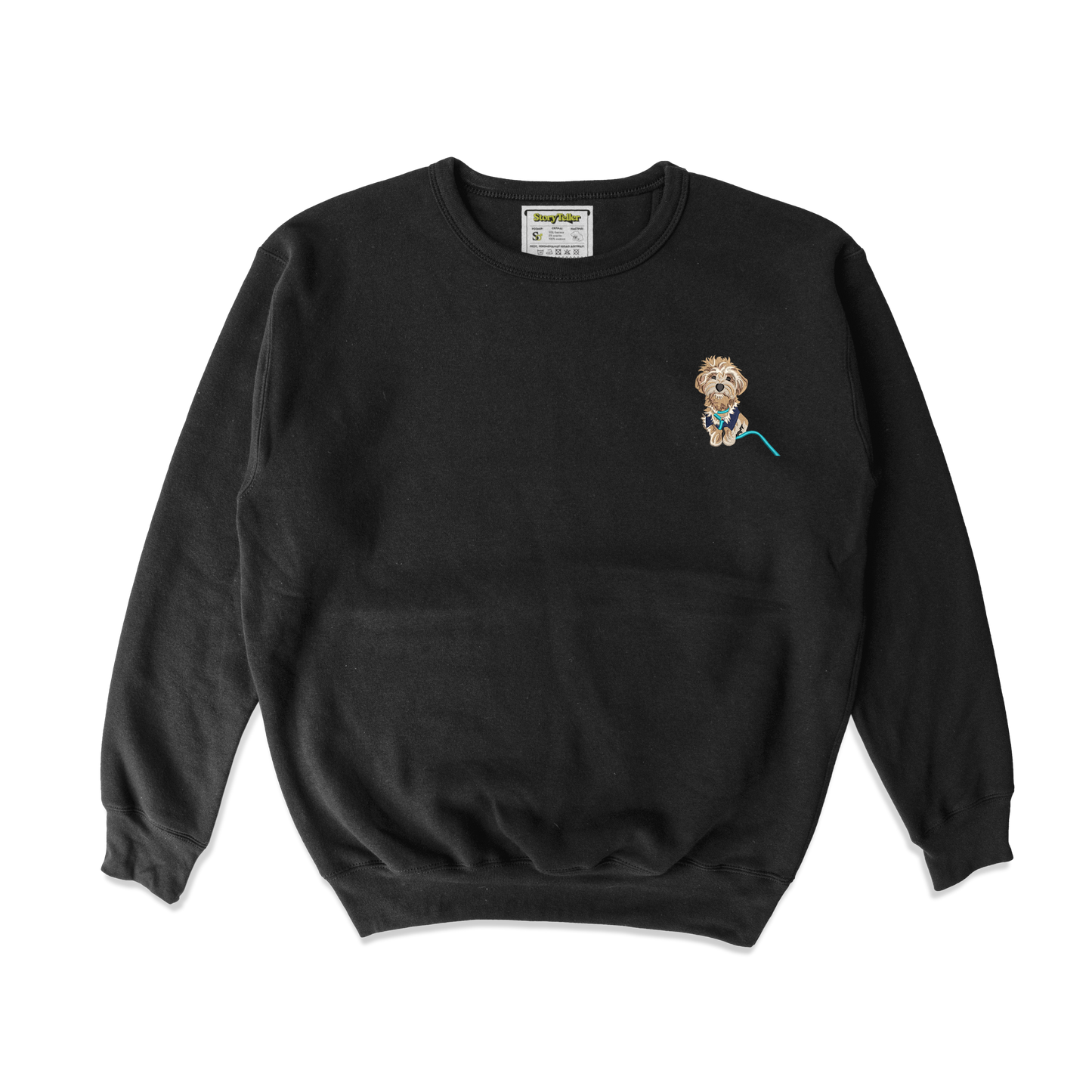 Чоловічий світшот з фотовишивкою собачок