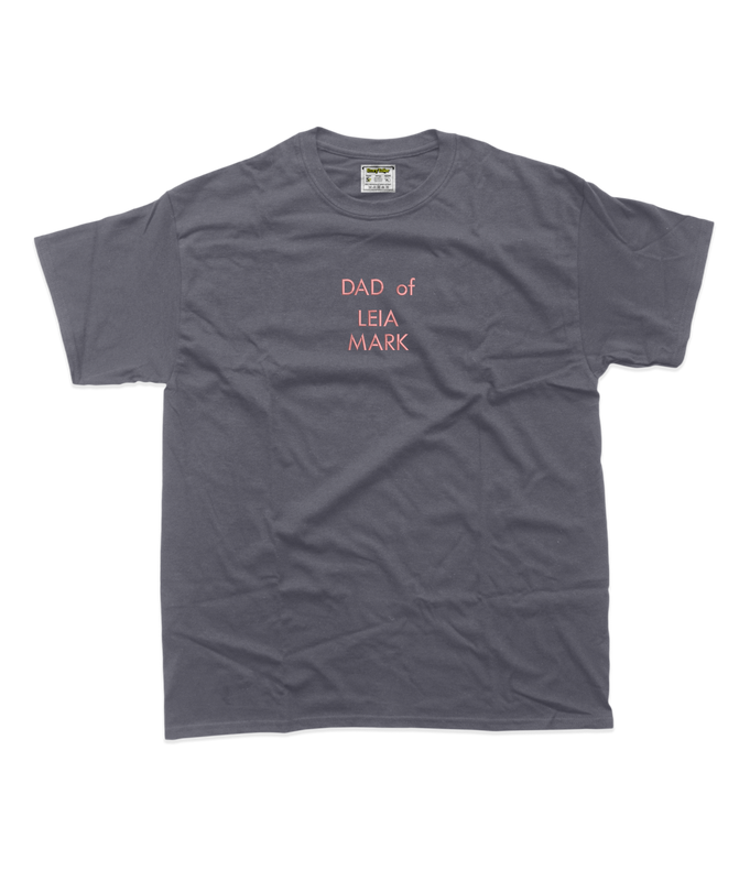 Чоловіча футболка з вишивкою - Тато "Леї"