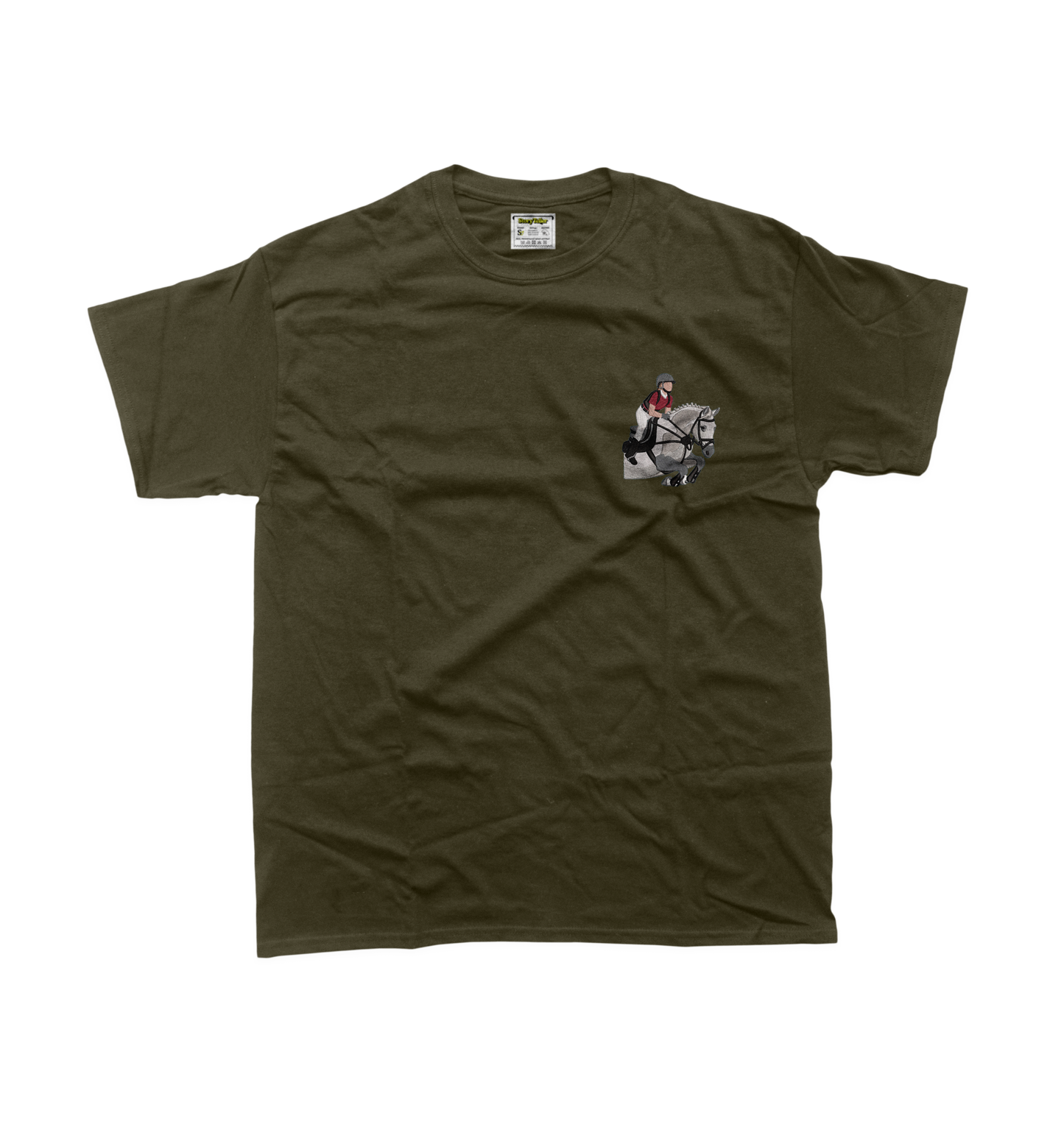 Дитяча футболка з фотовишивкою тварин