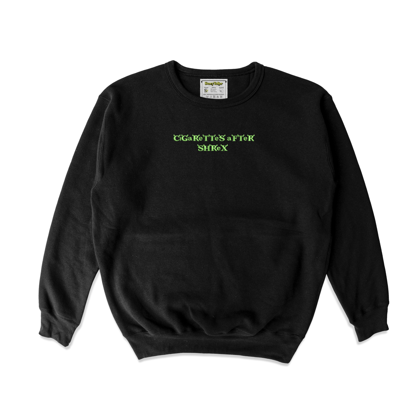 Дитячий світшот з вишивкою 20х20 см - Сігаретс афтер Шрекс