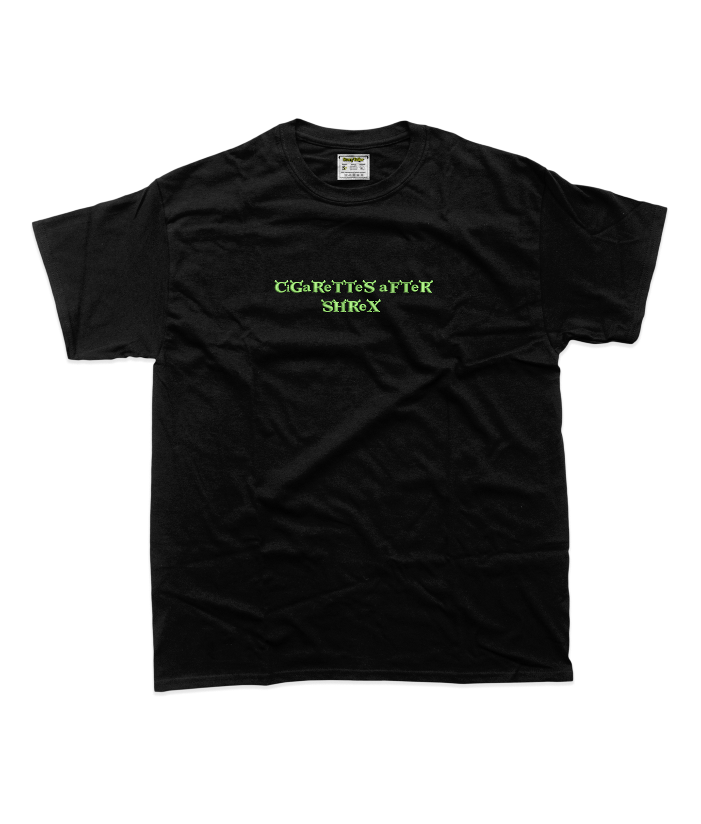 Чоловічий світшот з вишивкою 20х20 см - Сігаретс афтер Шрекс