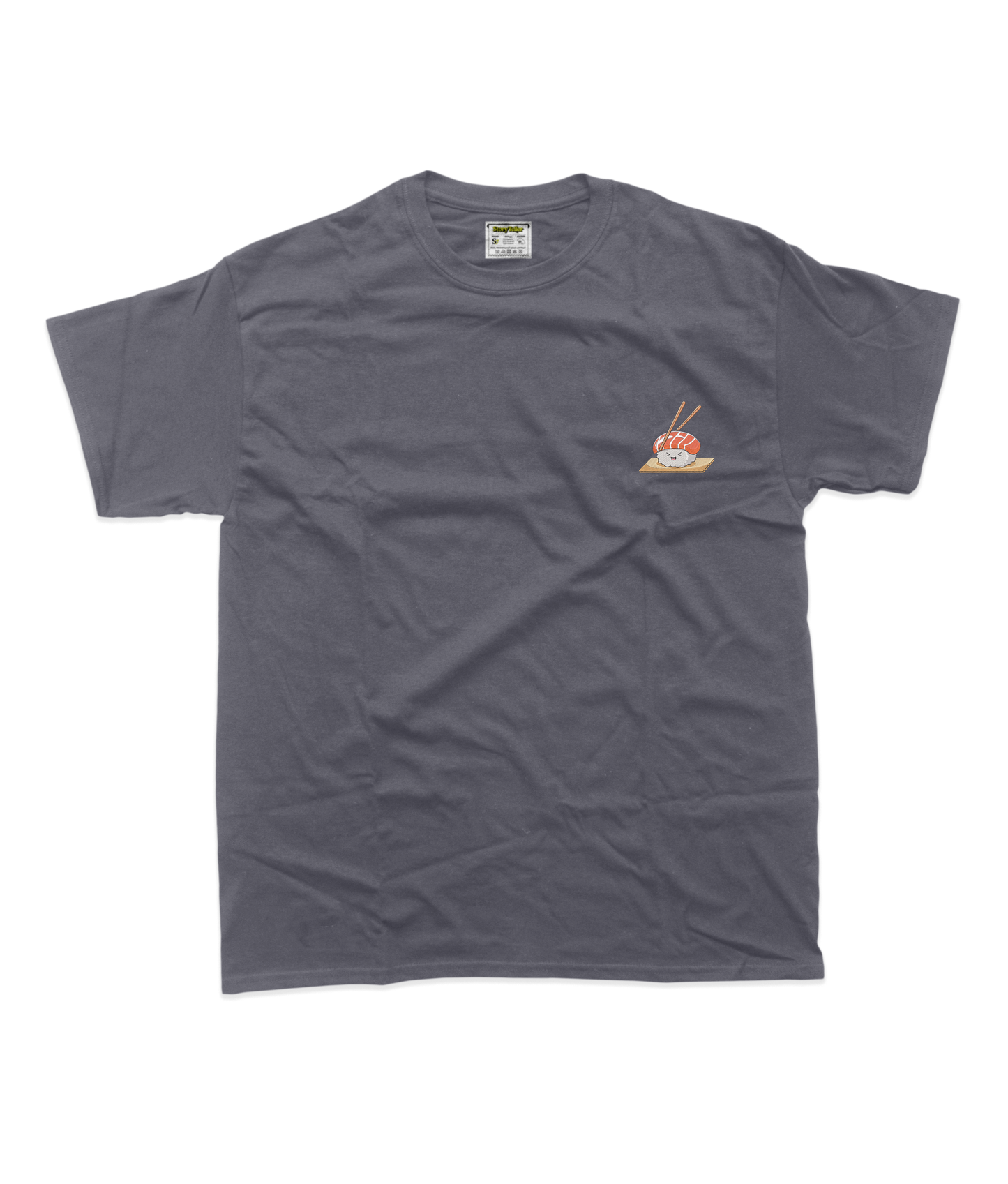 Чоловіча футболка з вишивкою 10х10 см - Суші