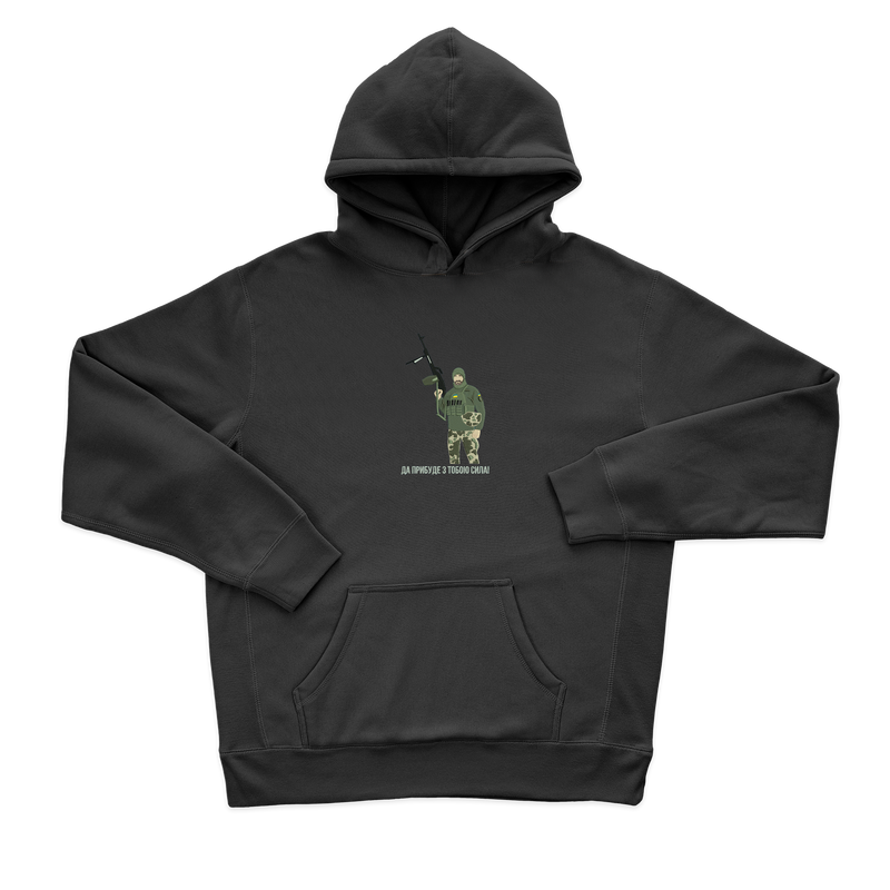 Дитячий худі з вишивкою 20х20 см - Військові, кольоровий стиль