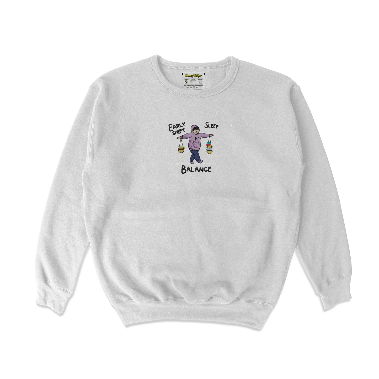 Дитячий світшот з вишивкою 20х20 см - Баланс