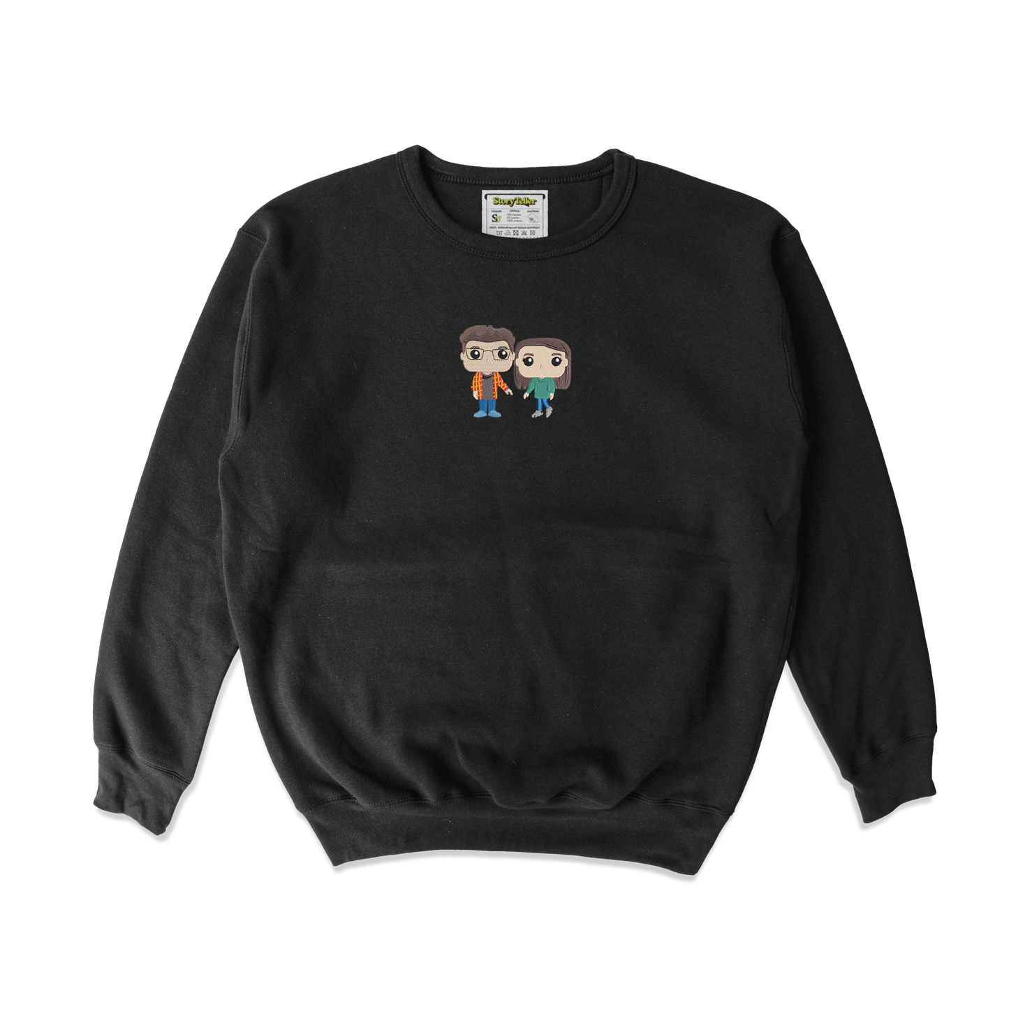 Чоловічий світшот з вишивкою 10х10 см - Фанко-поп