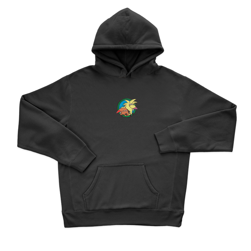 Дитячий худі з вишивкою 10х10 см - Злюки бобри