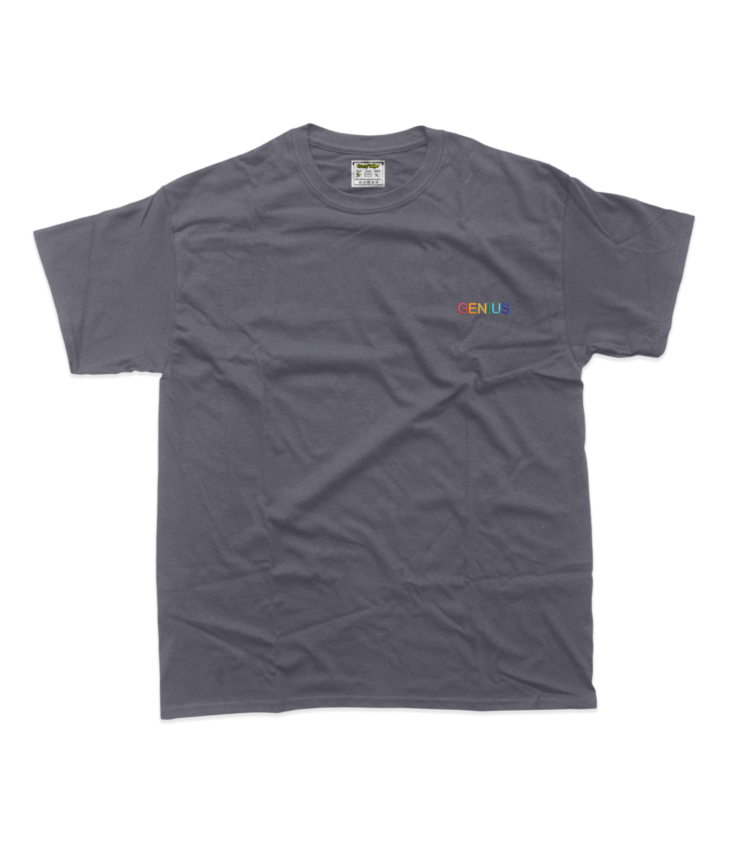 Чоловіча футболка з вишивкою - Genius