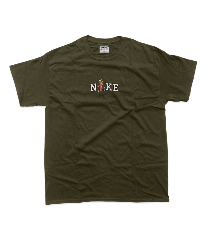 Чоловіча футболка з вишивкою 20х20 см - Найк Майстер Тигриця