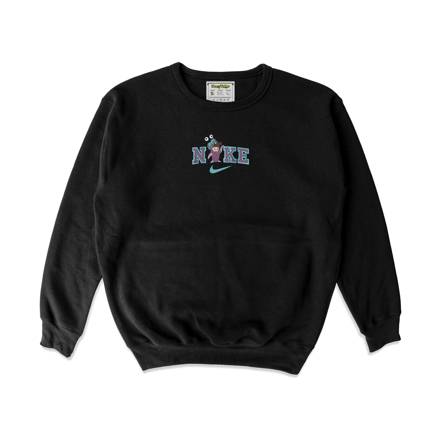 Чоловічий світшот з вишивкою 20х20 см - дівчинка Бу