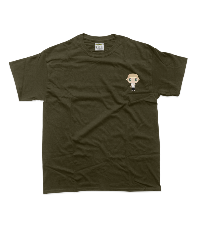 Дитяча футболка з вишивкою 10х10 см - Фанко-поп