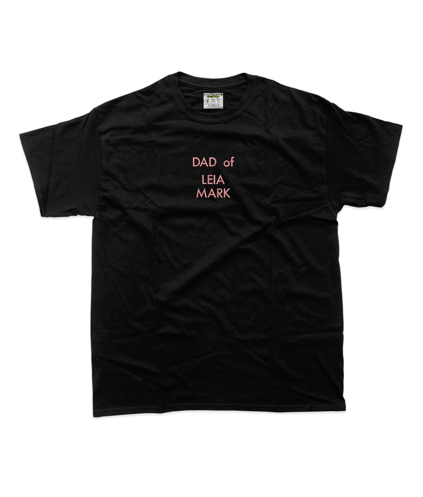 Жіноча футболка з вишивкою - Тато "Леї"