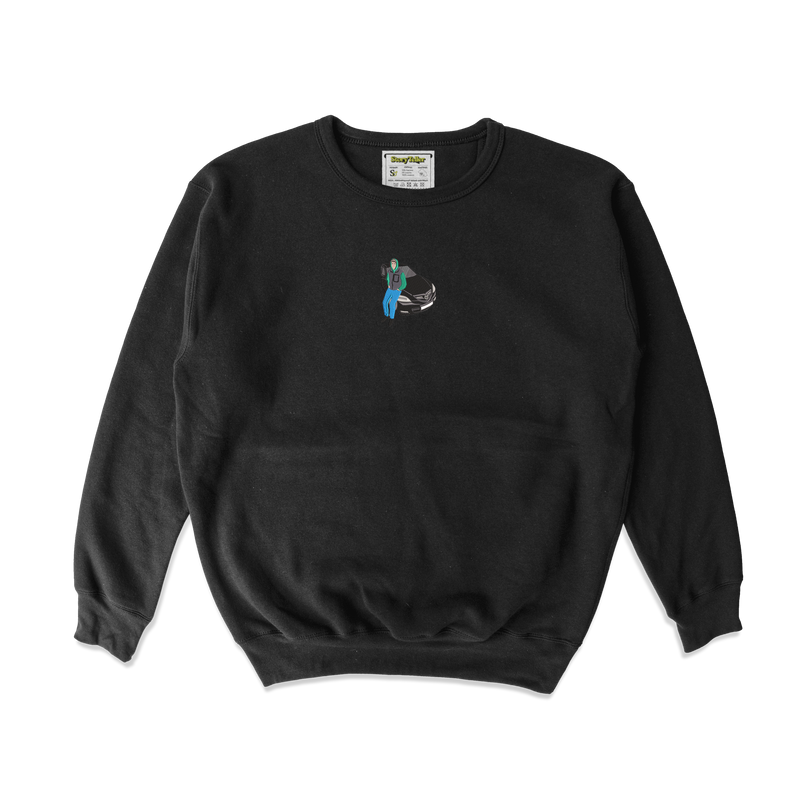 Чоловічий світшот з фотовишивкою машин