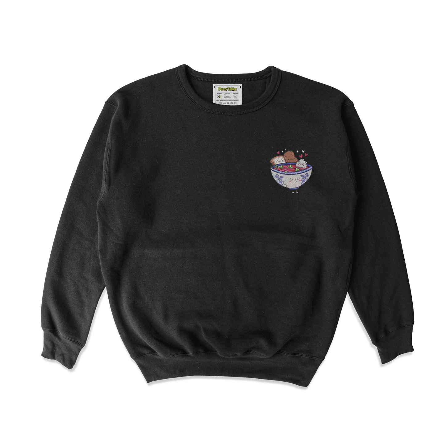 Чоловічий світшот з вишивкою 10х10 см - Борщик