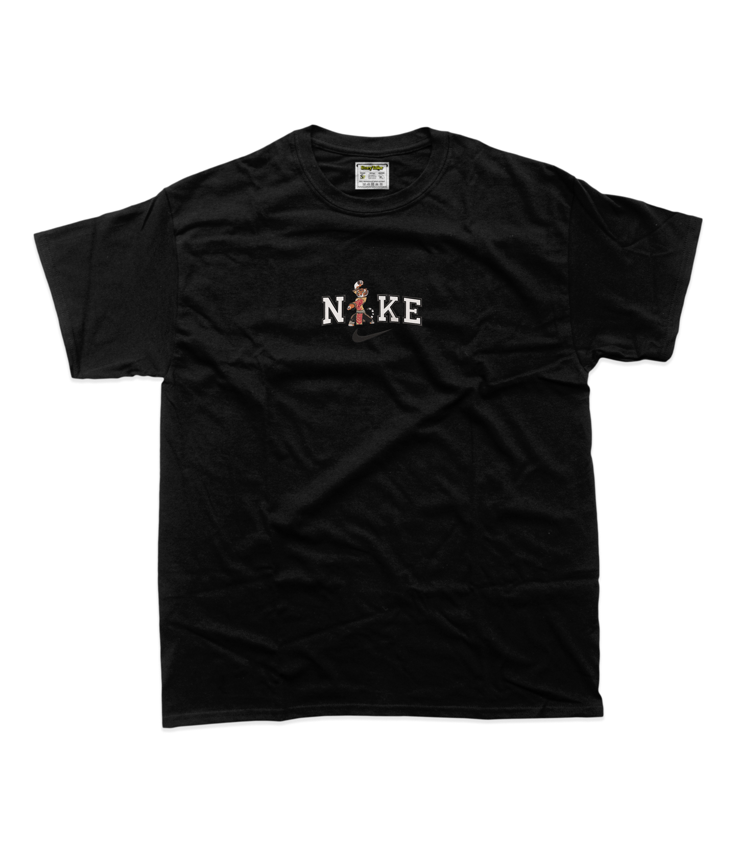 Чоловіча футболка з вишивкою 20х20 см - Найк Майстер Тигриця