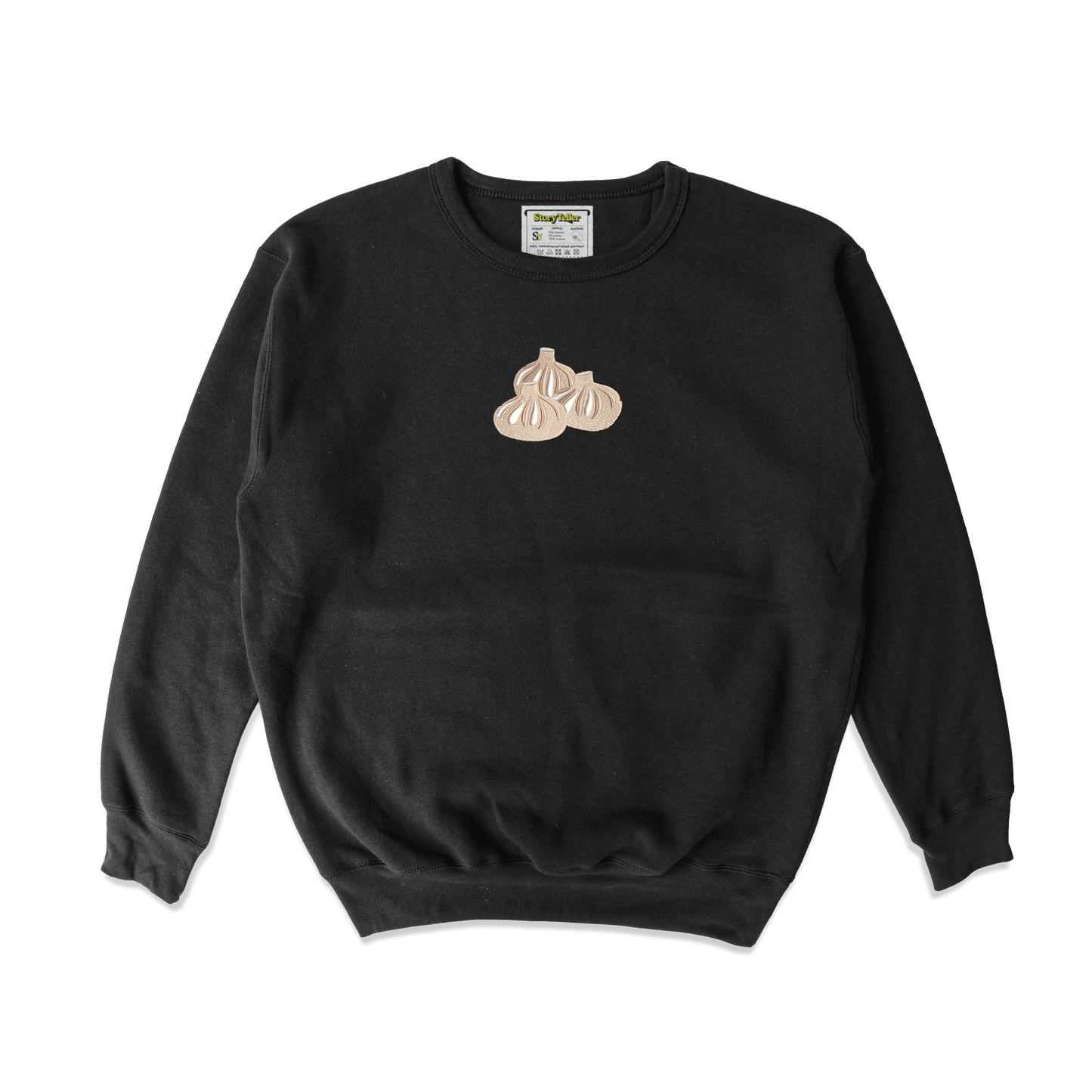 Жіночий світшот з вишивкою 20х20 см - Три хінкалі