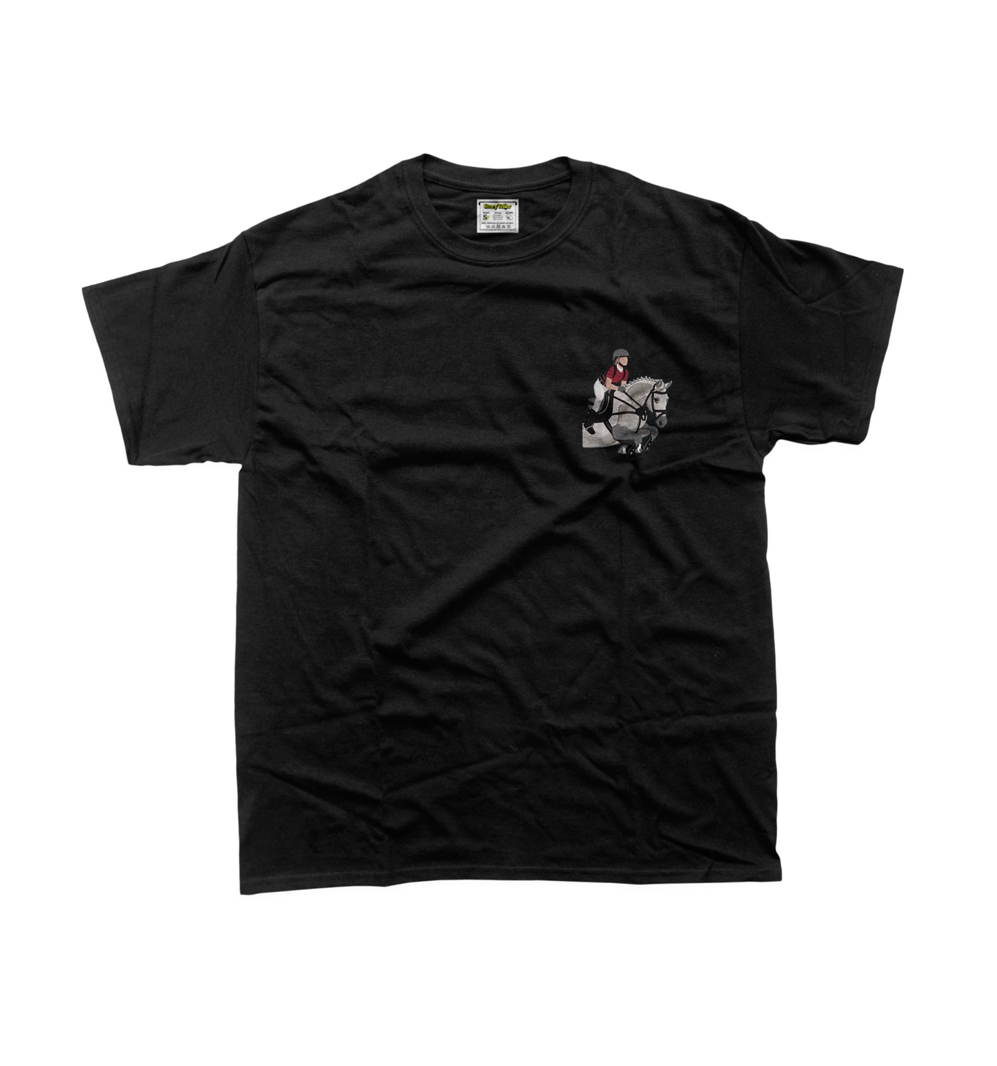 Чоловіча футболка з фотовишивкою тварин