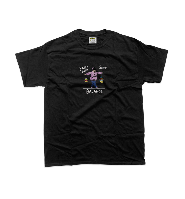 Чоловіча футболка з вишивкою 20х20 см - Баланс