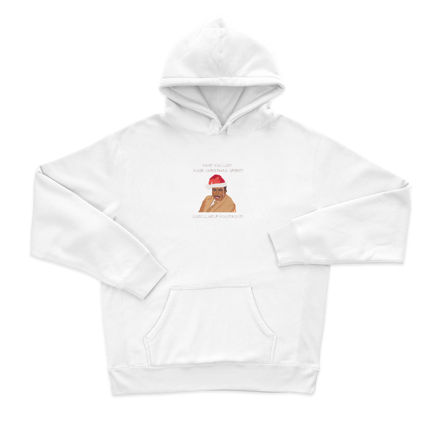 Жіночий худі з вишивкою 20х20 см - Крістмас настрій