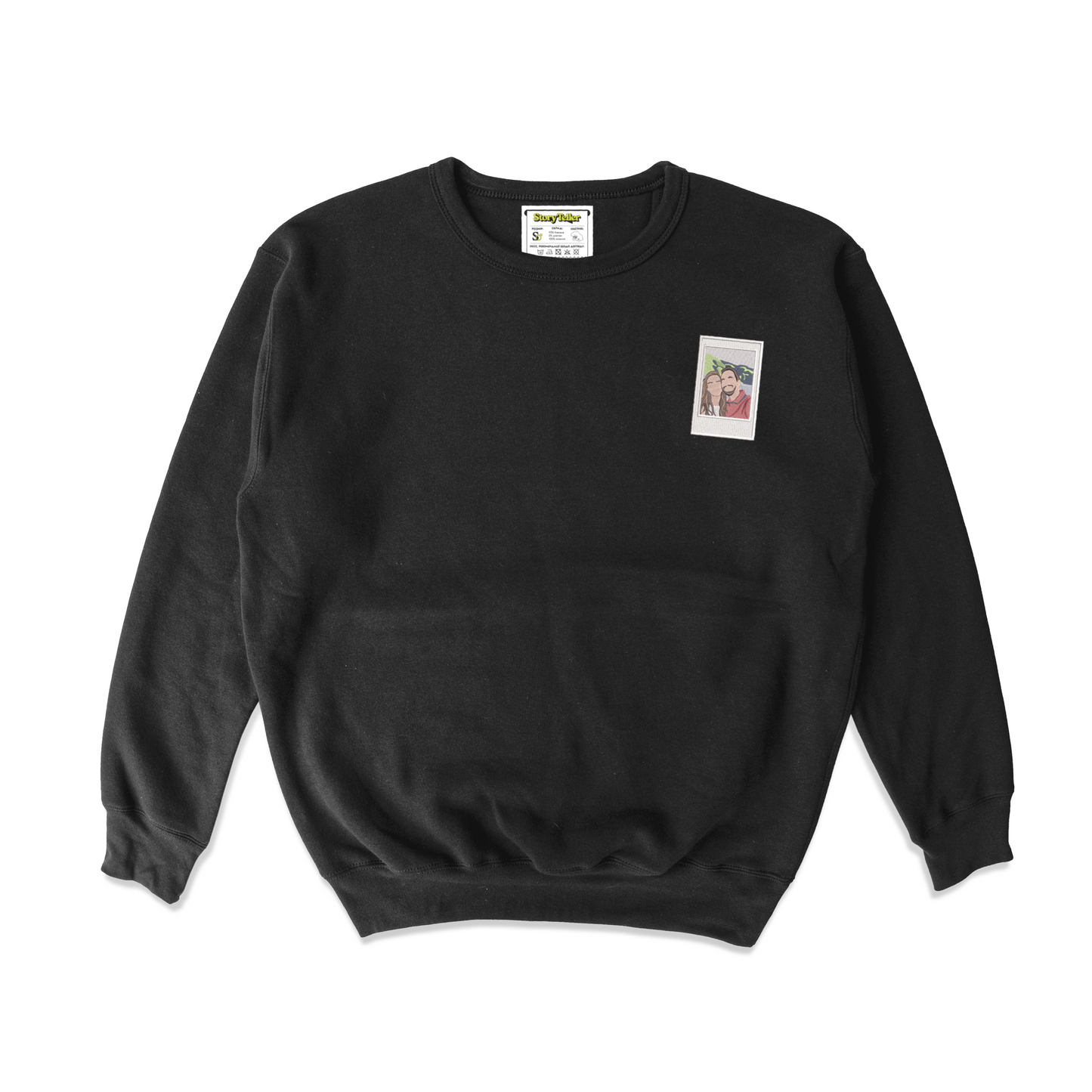 Чоловічий світшот з фотовишивкою, парні, кольоровий стиль