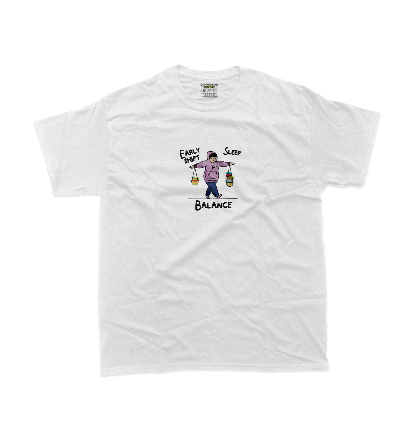 Дитяча футболка з вишивкою 20х20 см - Баланс