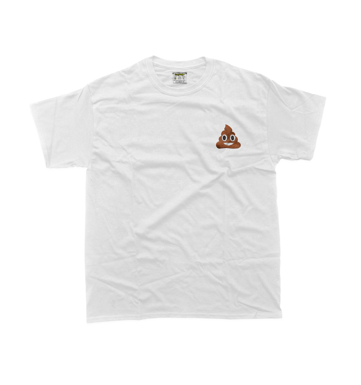 Чоловіча футболка з вишивкою 10х10 см - Емодзі